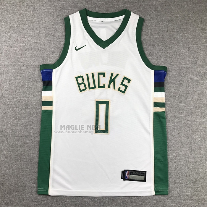 Maglia
 Damian Lillard NO 0 Bambino
 Milwaukee Bucks Association 2022-23 Bianco
